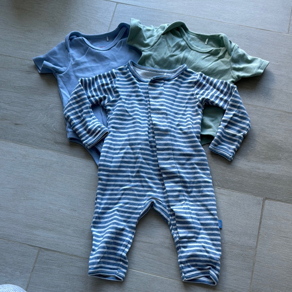 Magnetic Me Cozy Striped and Solid One Pieces